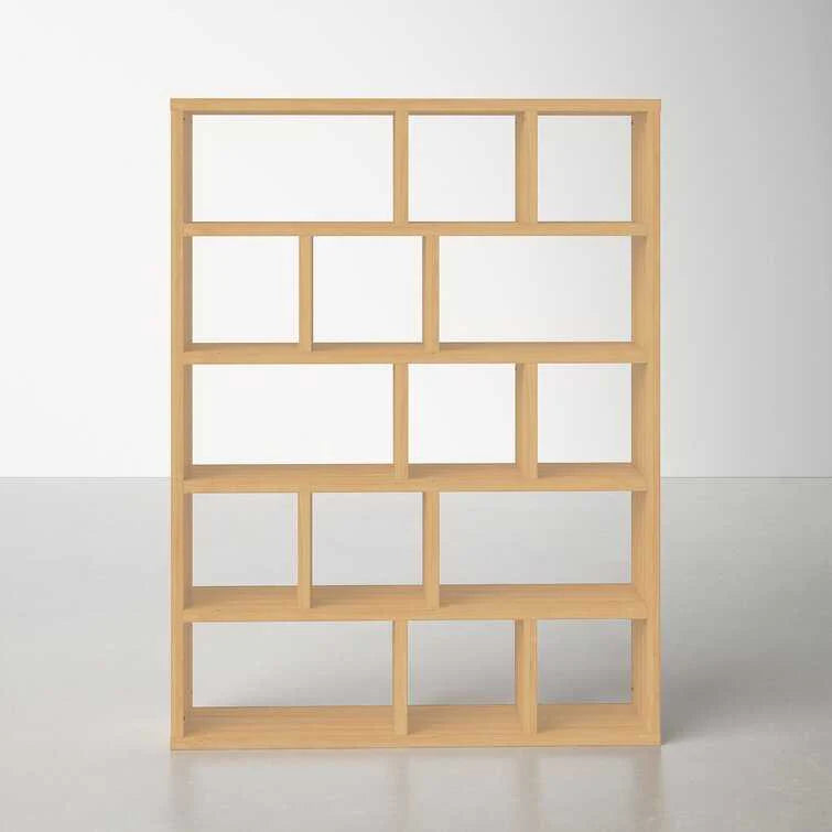 Oak Archie Geometric Bookcase