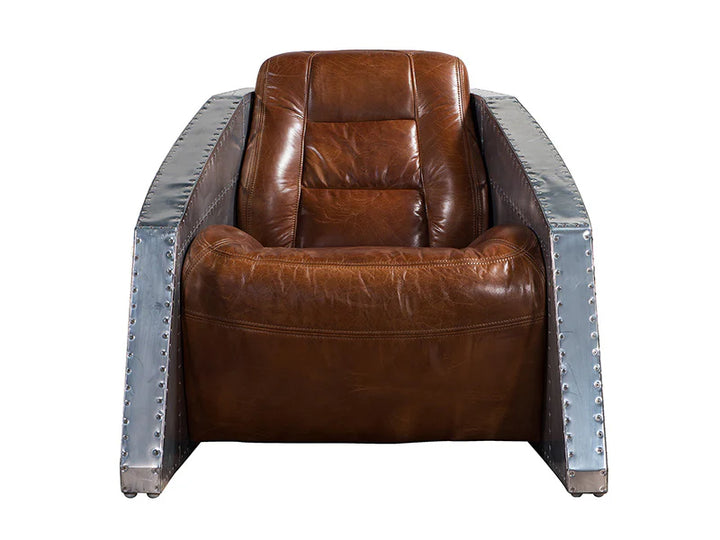Aviator Airplane Leather Armchair