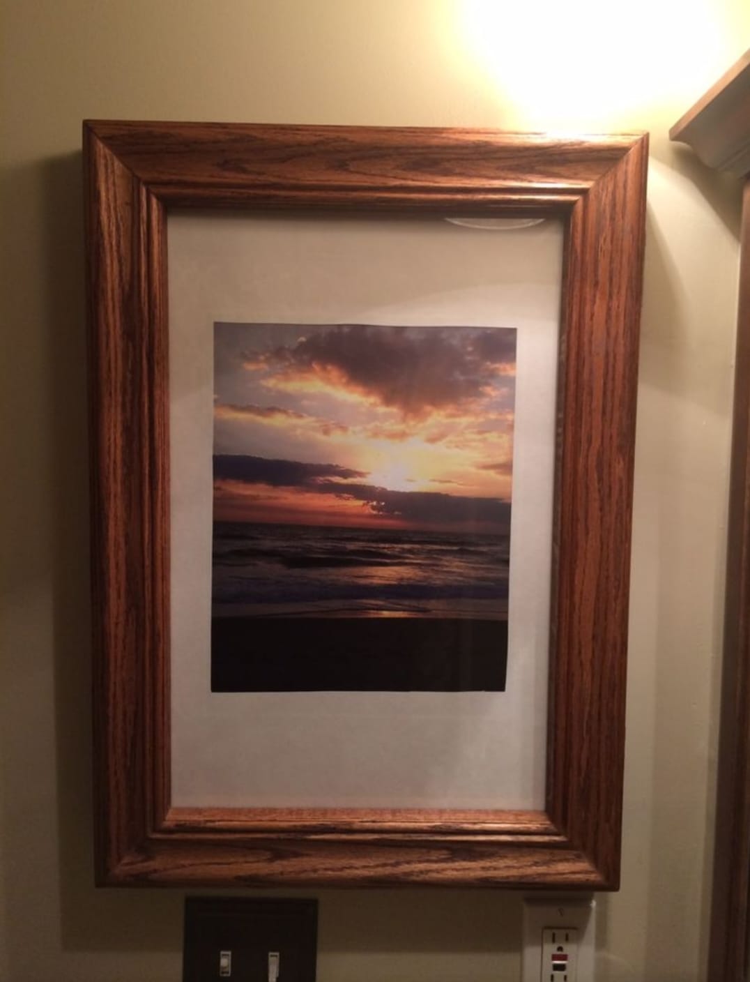 Framed Sunset Art Print
